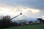 Strohballenbrand in Niedertopfstedt (Foto: S.Dietzel)