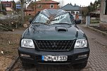 Morscher Baum begrub zwei Fahrzeuge unter sich (Foto: S. Dietzel)