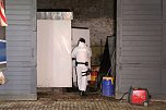 Bei einem Gro&szlig;einsatz in Sondershausen konnte die Polizei eine Cannabis-Plantage ausheben (Foto: S. Dietzel)