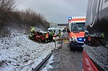 Die Feuerwehr Heiligenstadt musste heute eine Frau aus ihrem Fahrzeug retten (Foto: Feuerwehr Heiligenstadt)