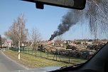 Garagenbrand in Werther (Foto: S. Dietzel)