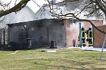 Garagenbrand in Werther (Foto: S. Dietzel)