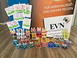Bastelarbeiten Nordh&auml;user Kindergartenkinder (Foto: EVN)