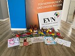 Bastelarbeiten Nordh&auml;user Kindergartenkinder (Foto: EVN)