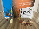 Bastelarbeiten Nordh&auml;user Kindergartenkinder (Foto: EVN)