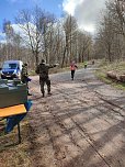 Der Weg ist das Ziel und manchmal ist das Zwischenziel ein  Verpflegungsstand. Davon hatten die Soldatinnen und  Soldaten der Kyffh&auml;user-Kaserne einige entlang der Strecken eingerichtet (Foto: Marco M&uuml;ller)