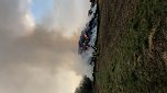 Brennende Strohballen bei Donndorf (Foto: Feuerwehr Donndorf/Silvio Dietzel)