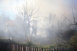 Laubenbrand in Sondershausen (Foto: Silvio Dietzel)
