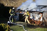 Laubenbrand in Sondershausen (Foto: Silvio Dietzel)