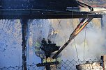 Laubenbrand in Sondershausen (Foto: Silvio Dietzel)