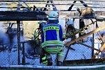 Laubenbrand in Sondershausen (Foto: Silvio Dietzel)