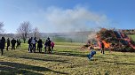 Osterfeuer in Kleinbodungen (Foto: Daniela Steinecke)