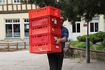 B&uuml;cherflohmarkt auf dem Blasii-Kirchplatz (Foto: agl)