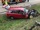 Unfall auf der A 38 (Foto: Silvio Dietzel)