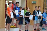Die Badminton-Sparte des LV Altstadt bei den Bezirksmeisterschaften (Foto: Lydia Lenz)