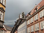 Feuerwehr&uuml;bung in der Bad Langensalzaer Altstadt (Foto: oas)
