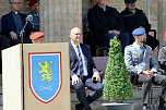 Feierliche Vereidigung von 71 Bundeswehrsoldaten und Soldatinnen auf dem Sondersh&auml;user Marktplatz (Foto: Eva Maria Wiegand)