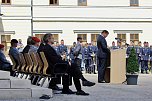 Feierliche Vereidigung von 71 Bundeswehrsoldaten und Soldatinnen auf dem Sondersh&auml;user Marktplatz (Foto: Eva Maria Wiegand)