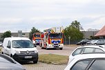Auf dem Schachtbaugel&auml;nde fand heute eine Gro&szlig;&uuml;bung von Feuerwehr und Rettungskr&auml;ften statt (Foto: agl)
