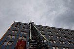 Auf dem Schachtbaugel&auml;nde fand heute eine Gro&szlig;&uuml;bung von Feuerwehr und Rettungskr&auml;ften statt (Foto: agl)
