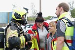 Auf dem Schachtbaugel&auml;nde fand heute eine Gro&szlig;&uuml;bung von Feuerwehr und Rettungskr&auml;ften statt (Foto: agl)