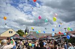 Die "Kleinen St&ouml;rche" in G&ouml;rsbach feierten den 50. Geburtstag ihres Kindergartens mit einer gro&szlig;en Festwoche (Foto: Kita Kleine St&ouml;rche)