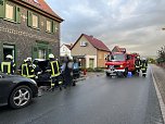 Ungew&ouml;hnlicher Verkehrsunfall heute Morgen (Foto: S.Dietzel)
