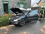 Ungew&ouml;hnlicher Verkehrsunfall heute Morgen (Foto: S.Dietzel)