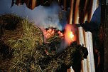 Scheunenbrand bei Otterstedt (Foto: S. Dietzel)