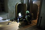Gro&szlig;einsatz am Heringer Schloss (Foto: S. Dietzel)