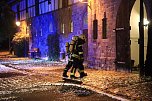Gro&szlig;einsatz am Heringer Schloss (Foto: S. Dietzel)