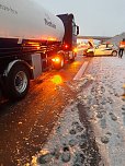 Zwei Gl&auml;tteunf&auml;lle im Kyffh&auml;userkreis (Foto: Feuerwehr Heldrungen/Silvio Dietzel)
