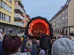 Ukulele trifft Popmusik: Die Sch&uuml;ler der Franzbergschule sorgten mit ihrem Programm f&uuml;r viel Applaus (Foto: Janine Skara)