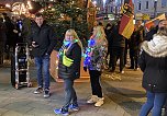 Zwei Kundgebungen am Weihnachtsmarkt (Foto: oas)