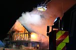 Pferdehof stand in Flammen (Foto: Feuerwehr Heiligenstadt)