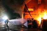 Pferdehof stand in Flammen (Foto: Feuerwehr Heiligenstadt)