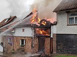 Brand in Steigerthal (Foto: C. Wilhelm)