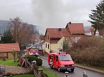 Brand in Steigerthal (Foto: C. Wilhelm)