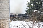 Schuppenbrand in Elende (Foto: S.Dietzel)