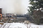 Schuppenbrand in Elende (Foto: S.Dietzel)