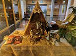 Weihnachtskrippen in Nordh&auml;user Schaufenstern (Foto: P.Blei)