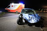 Zu einem schweren Verkehrsunfall kam es am fr&uuml;hen Mittwochabend auf der K517 zwischen Heldrungen und Oberheldrungen (Foto: S. Dietzel)
