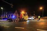Unfall heute Abend in Sondershausen (Foto: S.Dietzel)