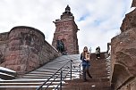 Das Friedenslicht ist auch auf dem Kyffh&auml;user angekommen (Foto: Doris Lang)