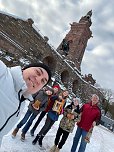 Das Friedenslicht ist auch auf dem Kyffh&auml;user angekommen (Foto: Doris Lang)