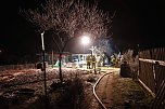Gartenlaubenbrand in der Blumensiedlung (Foto: S. Dietzel) Gartenlaubenbrand in der Blumensiedlung (Foto: S. Dietzel)