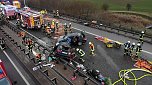 Tragischer Unfall auf der A 38 (Foto: S.Dietzel) Tragischer Unfall auf der A 38 (Foto: S.Dietzel)