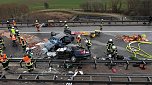 Tragischer Unfall auf der A 38 (Foto: S.Dietzel) Tragischer Unfall auf der A 38 (Foto: S.Dietzel)