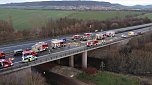 Tragischer Unfall auf der A 38 (Foto: S.Dietzel) Tragischer Unfall auf der A 38 (Foto: S.Dietzel)