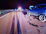 Autobahnunfall gestern Abend (Foto: S.Dietzel)
